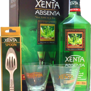 Absenta XENTA ПУ 2 стакана с ложкой 0.7L