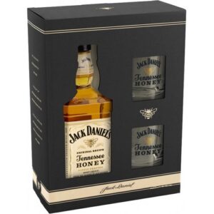 J. Daniels Honey + 2 стакан картонная упаковка 0.75L