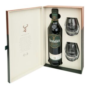 Glenfiddich 12 years 2 стакана 0.7L